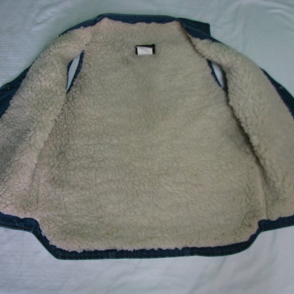 Vintage Wrangler Fleece-Lined No Fault Denim Vest - Picture 2 of 7